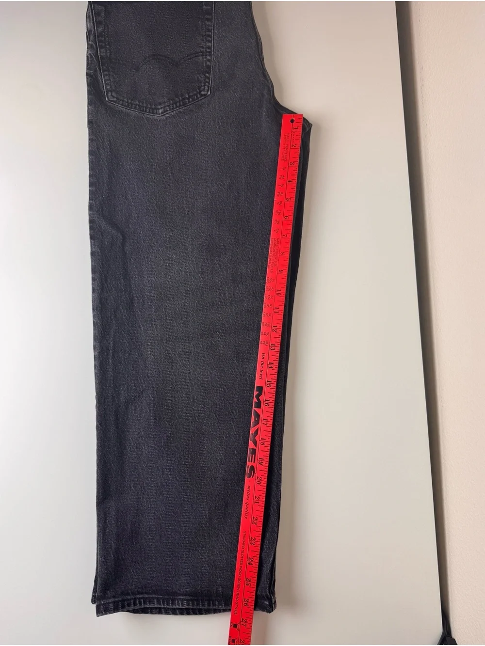 American Eagle EasyFlex Baggy Jeans Men’s 32x30, Black Wide Leg
